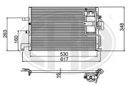 Kondensator, Klimaanlage ERA 667208