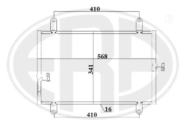 Kondensator, Klimaanlage ERA 667228