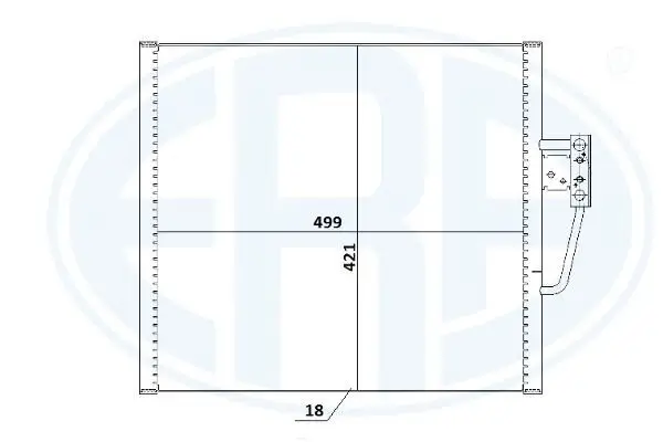 Kondensator, Klimaanlage ERA 667231
