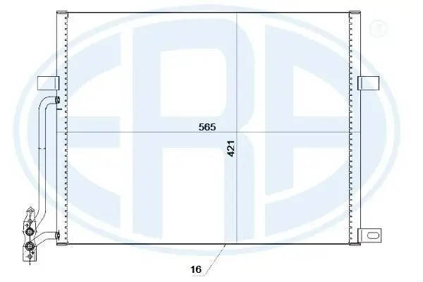 Kondensator, Klimaanlage ERA 667233