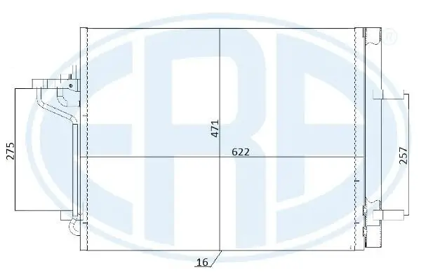 Kondensator, Klimaanlage ERA 667248