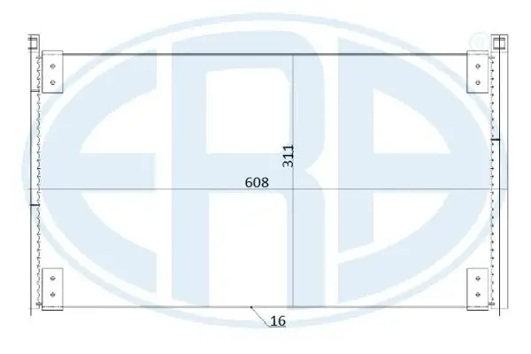Kondensator, Klimaanlage ERA 667250