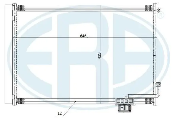 Kondensator, Klimaanlage ERA 667263