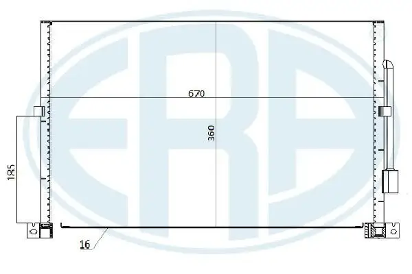 Kondensator, Klimaanlage ERA 667280