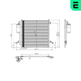 Kondensator, Klimaanlage ERA 667300