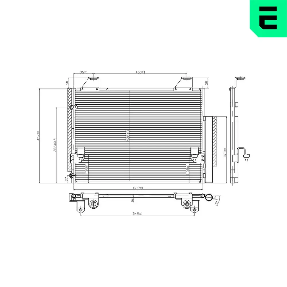 Kondensator, Klimaanlage ERA 667304