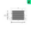 Kondensator, Klimaanlage ERA 667329 Bild Kondensator, Klimaanlage ERA 667329