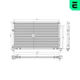 Kondensator, Klimaanlage ERA 667344
