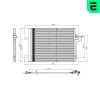 Kondensator, Klimaanlage ERA 667363 Bild Kondensator, Klimaanlage ERA 667363