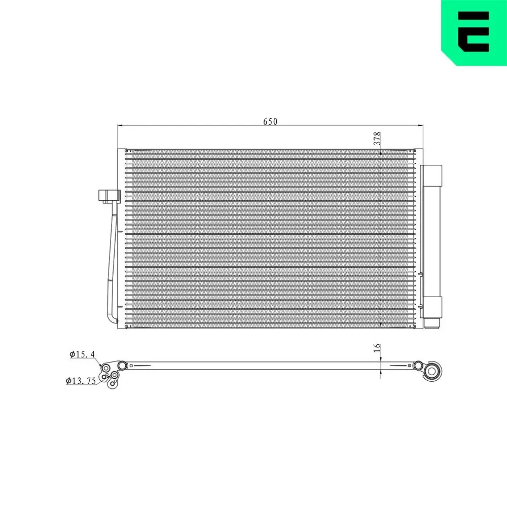 Kondensator, Klimaanlage ERA 667368