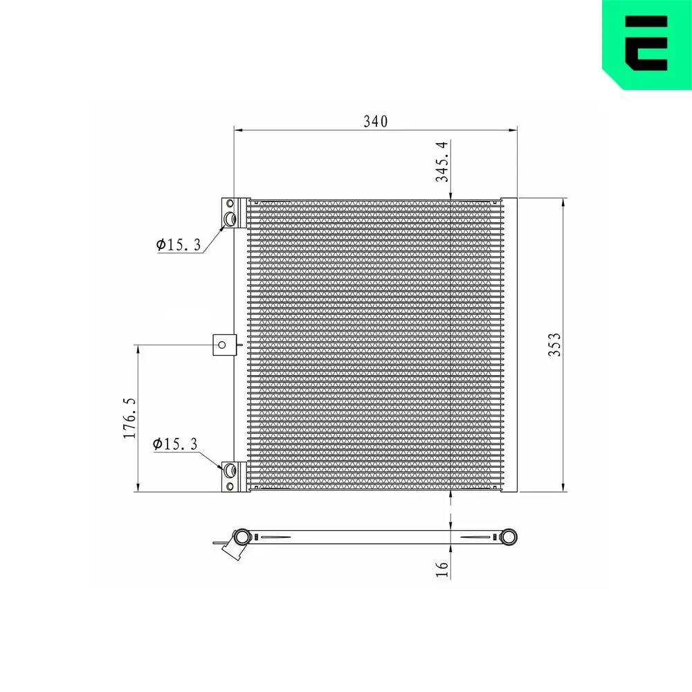 Kondensator, Klimaanlage ERA 667370