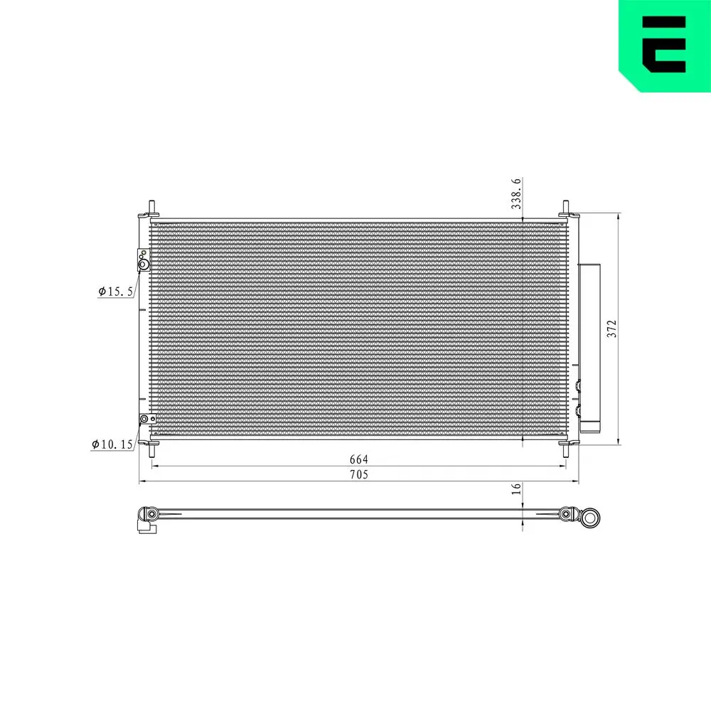 Kondensator, Klimaanlage ERA 667374