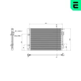Kondensator, Klimaanlage ERA 667386