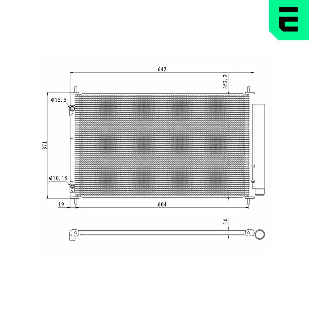Kondensator, Klimaanlage ERA 667399