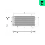 Kondensator, Klimaanlage ERA 667400