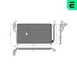 Kondensator, Klimaanlage ERA 667419