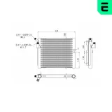 Kondensator, Klimaanlage ERA 667430