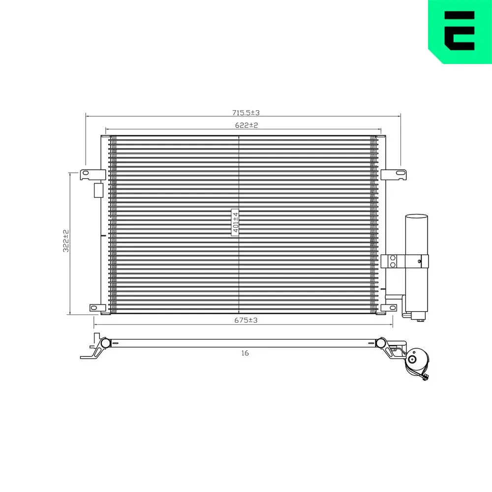 Kondensator, Klimaanlage ERA 667436