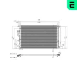 Kondensator, Klimaanlage ERA 667437