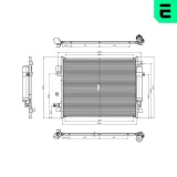 Kondensator, Klimaanlage ERA 667444