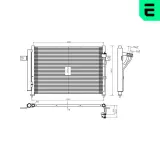 Kondensator, Klimaanlage ERA 667445