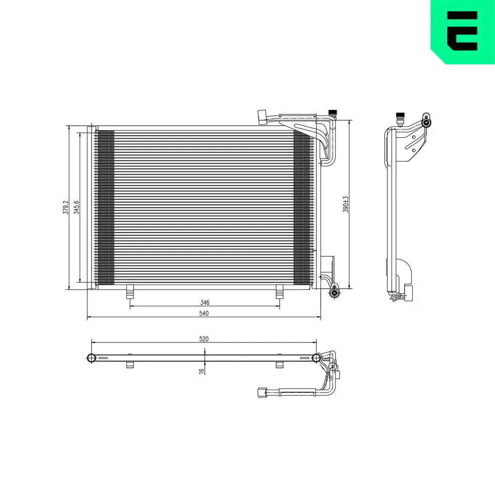 Kondensator, Klimaanlage ERA 667449