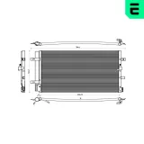 Kondensator, Klimaanlage ERA 667450