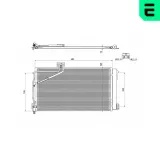 Kondensator, Klimaanlage ERA 667453