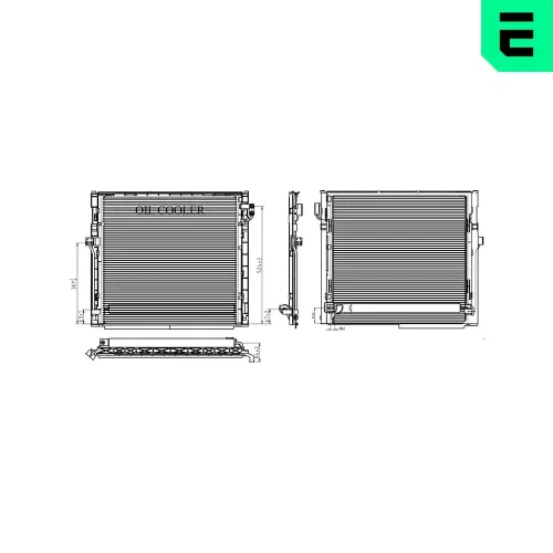 Kondensator, Klimaanlage ERA 667458 Bild Kondensator, Klimaanlage ERA 667458