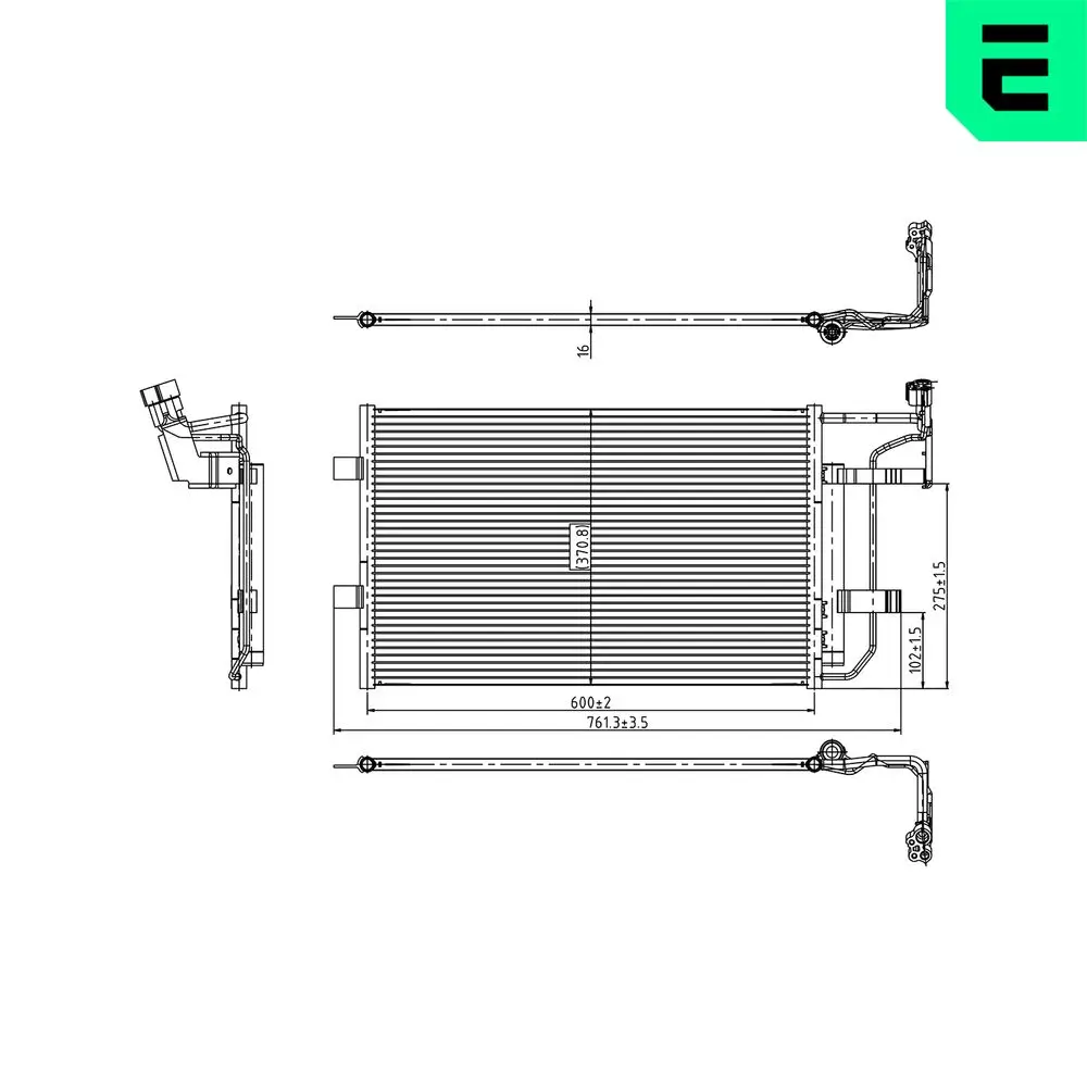 Kondensator, Klimaanlage ERA 667464