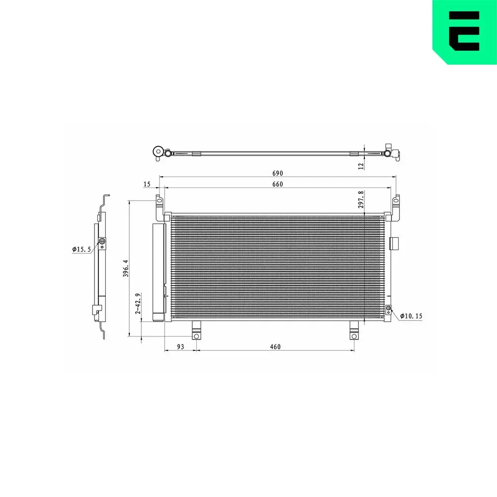 Kondensator, Klimaanlage ERA 667466