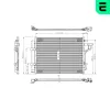 Kondensator, Klimaanlage ERA 667479 Bild Kondensator, Klimaanlage ERA 667479