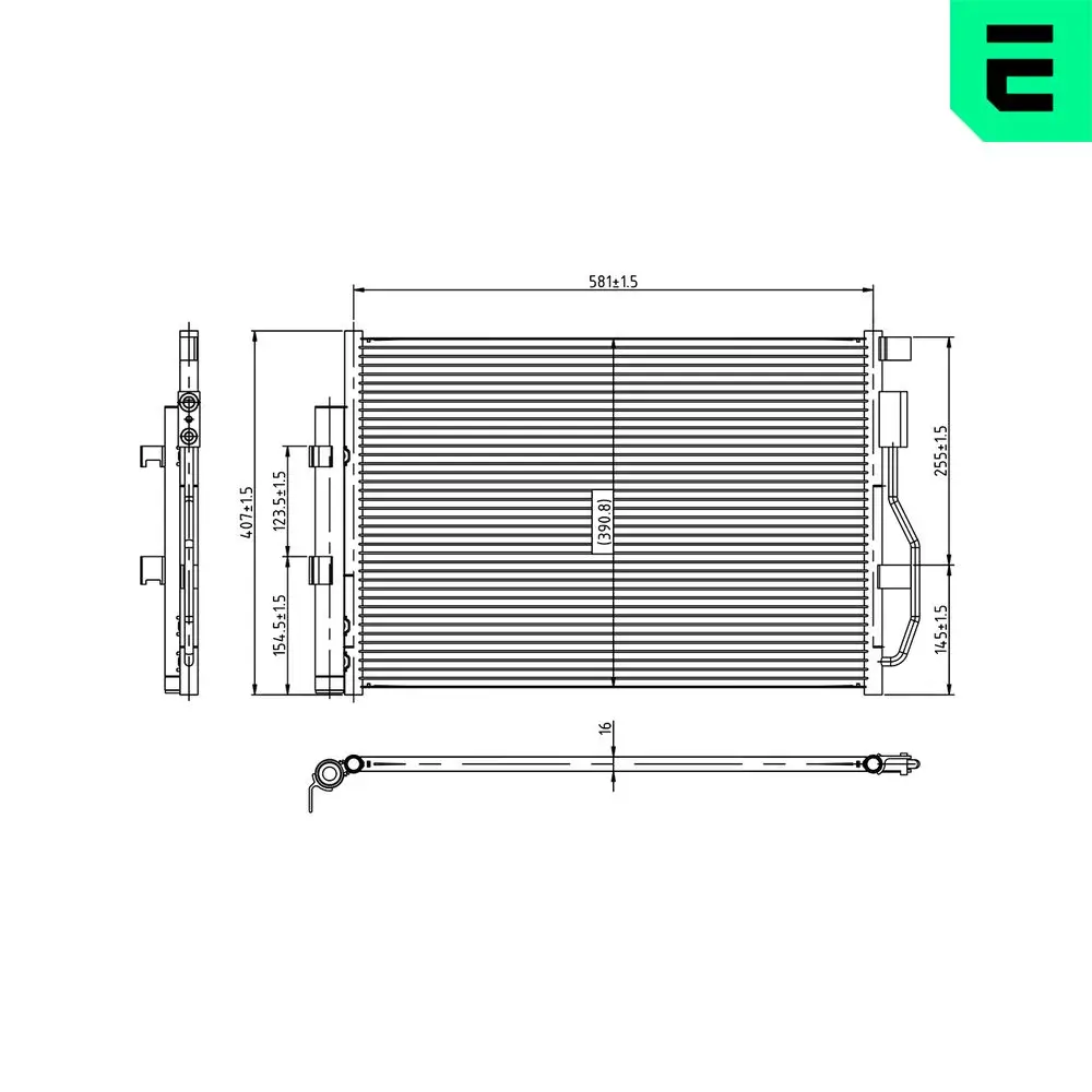 Kondensator, Klimaanlage ERA 667480