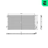 Kondensator, Klimaanlage ERA 667487