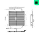 Kondensator, Klimaanlage ERA 667491