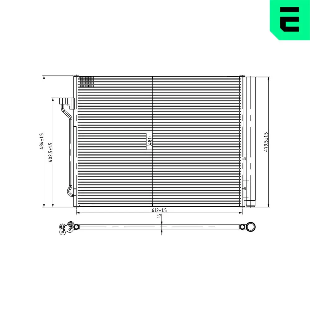 Kondensator, Klimaanlage ERA 667494