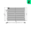 Kondensator, Klimaanlage ERA 667494 Bild Kondensator, Klimaanlage ERA 667494