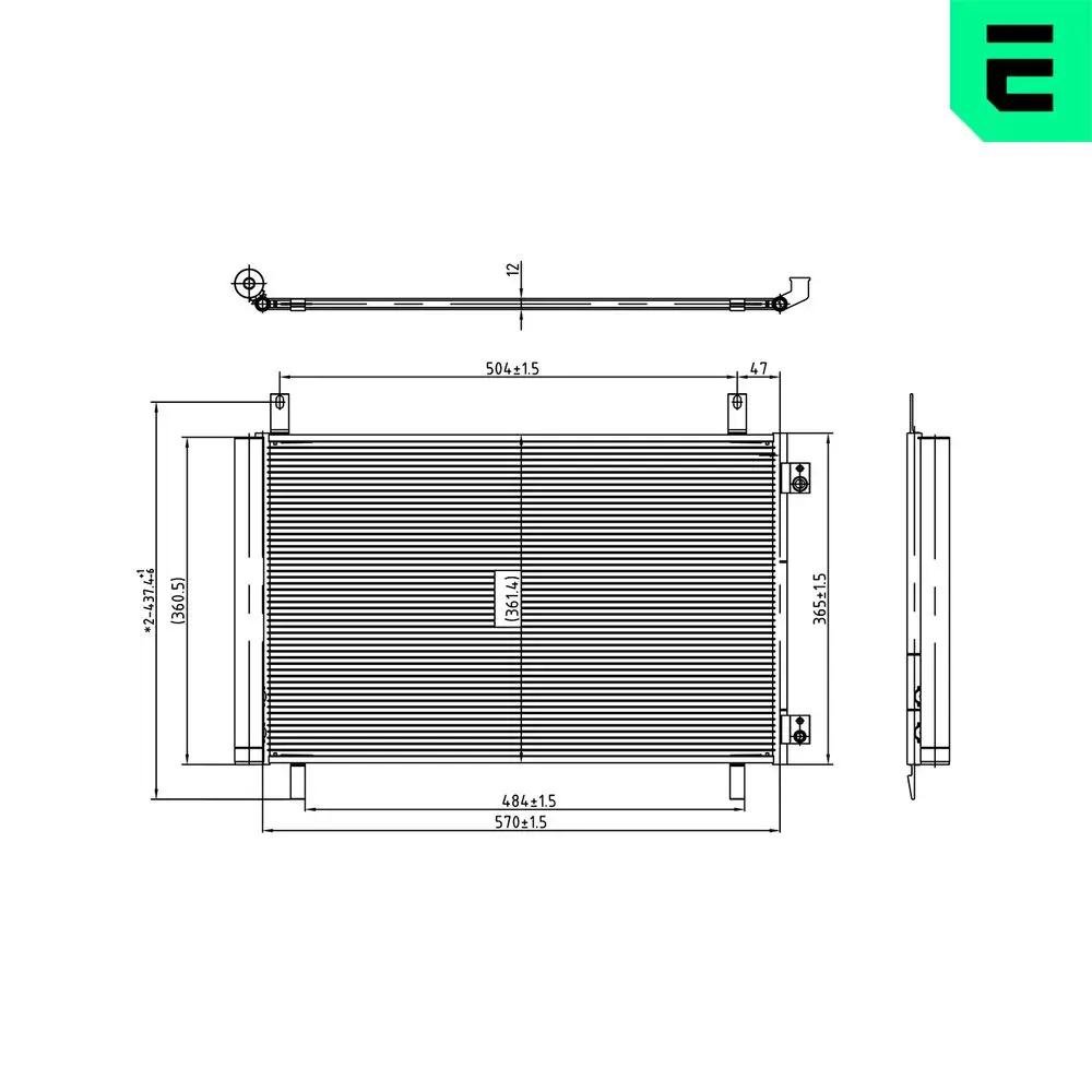 Kondensator, Klimaanlage ERA 667496