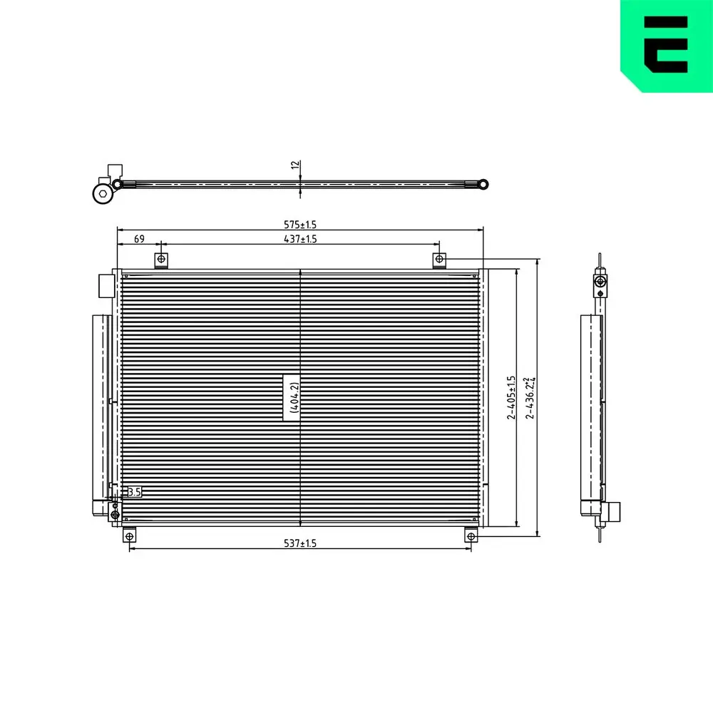 Kondensator, Klimaanlage ERA 667497