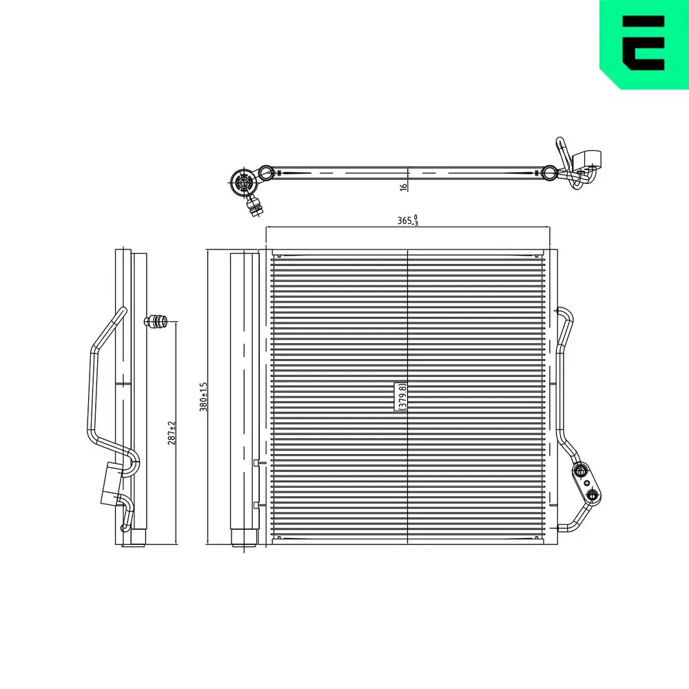 Kondensator, Klimaanlage ERA 667508
