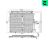 Kondensator, Klimaanlage ERA 667510 Bild Kondensator, Klimaanlage ERA 667510