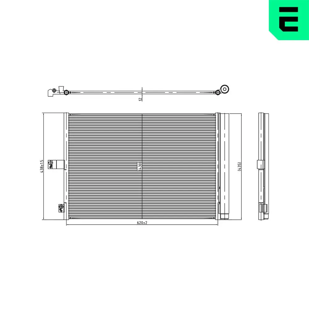 Kondensator, Klimaanlage ERA 667513