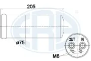 Trockner, Klimaanlage ERA 668004