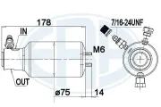 Trockner, Klimaanlage ERA 668009