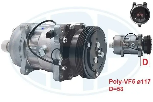 Kompressor, Klimaanlage ERA 670029