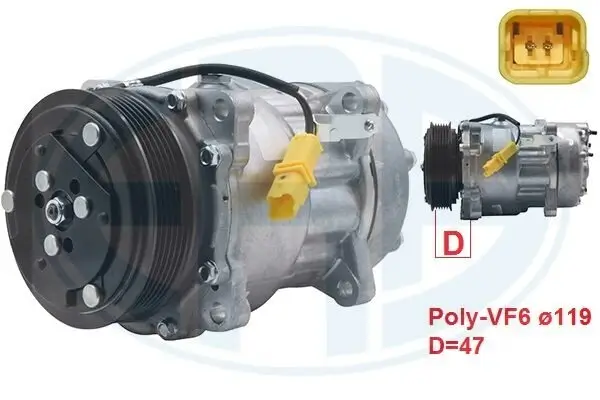 Kompressor, Klimaanlage ERA 670031