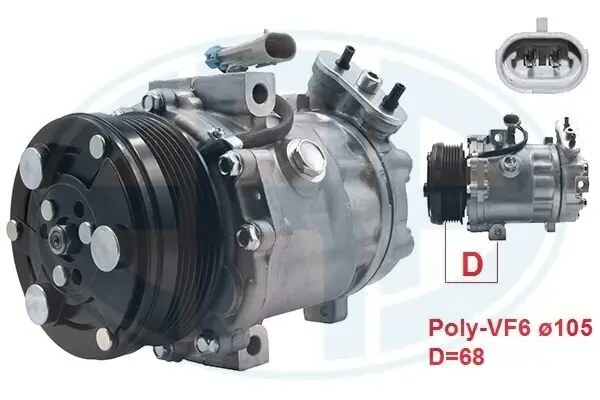 Kompressor, Klimaanlage ERA 670032