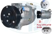 Kompressor, Klimaanlage ERA 670041