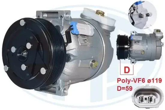 Kompressor, Klimaanlage ERA 670041 Bild Kompressor, Klimaanlage ERA 670041