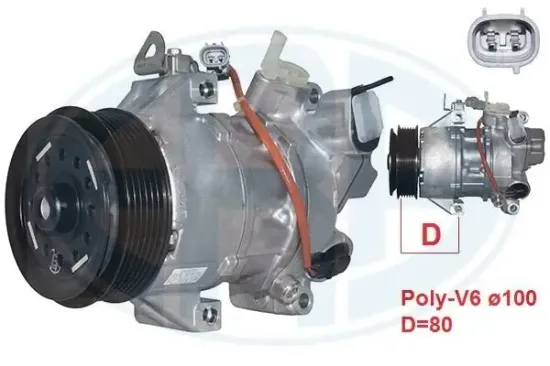Kompressor, Klimaanlage ERA 670044 Bild Kompressor, Klimaanlage ERA 670044